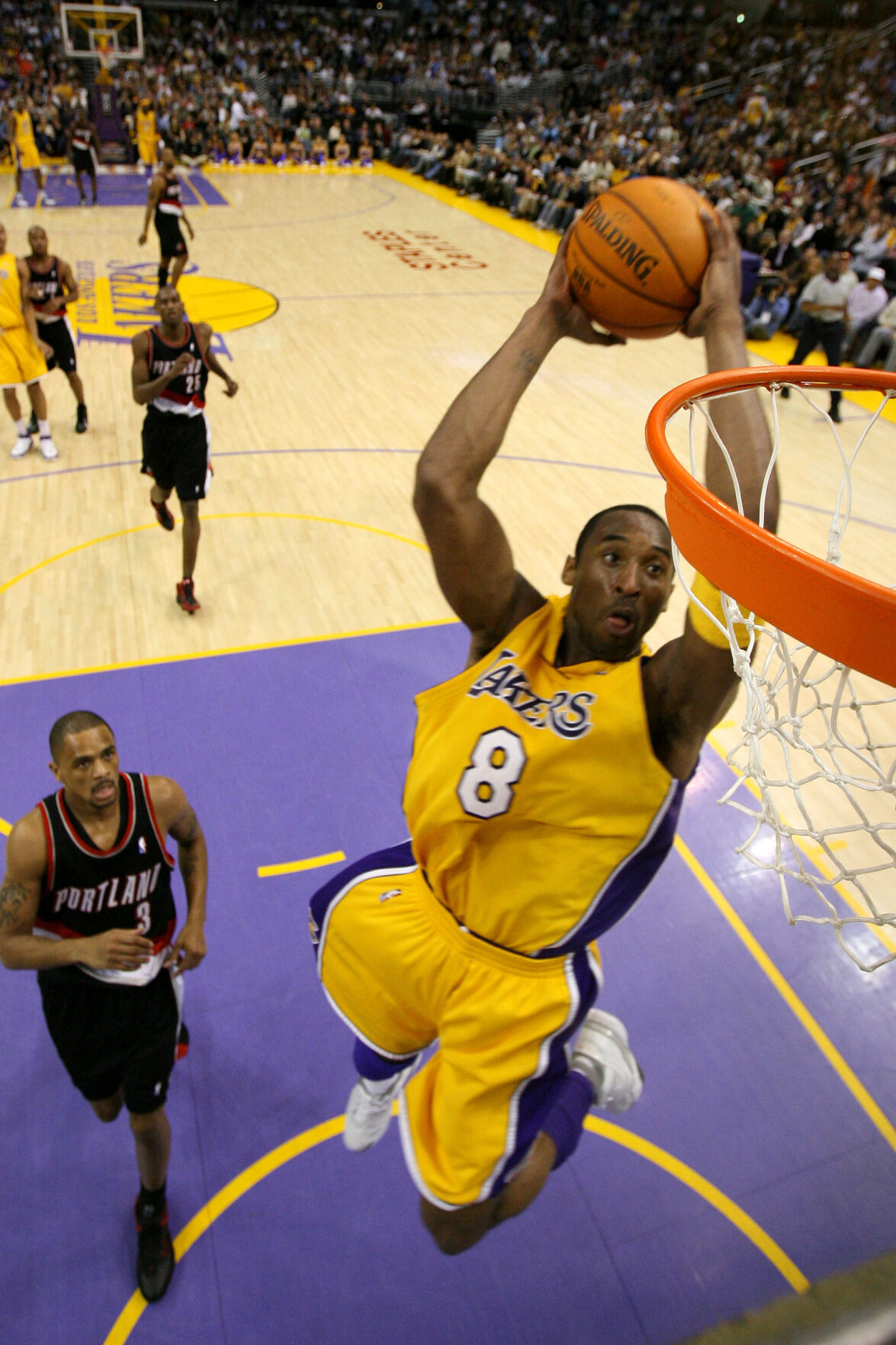 2006: Kobe Bryant sets Lakers' single-season scoring record, eclipsing Elgin Baylor's mark
